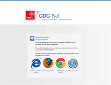 Tablet Screenshot of cdc-net.com